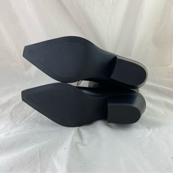 Steve Madden Ladies Black Leather Western Boots Size 10 Style # 20LB03S1 NWT - Picture 10 of 16